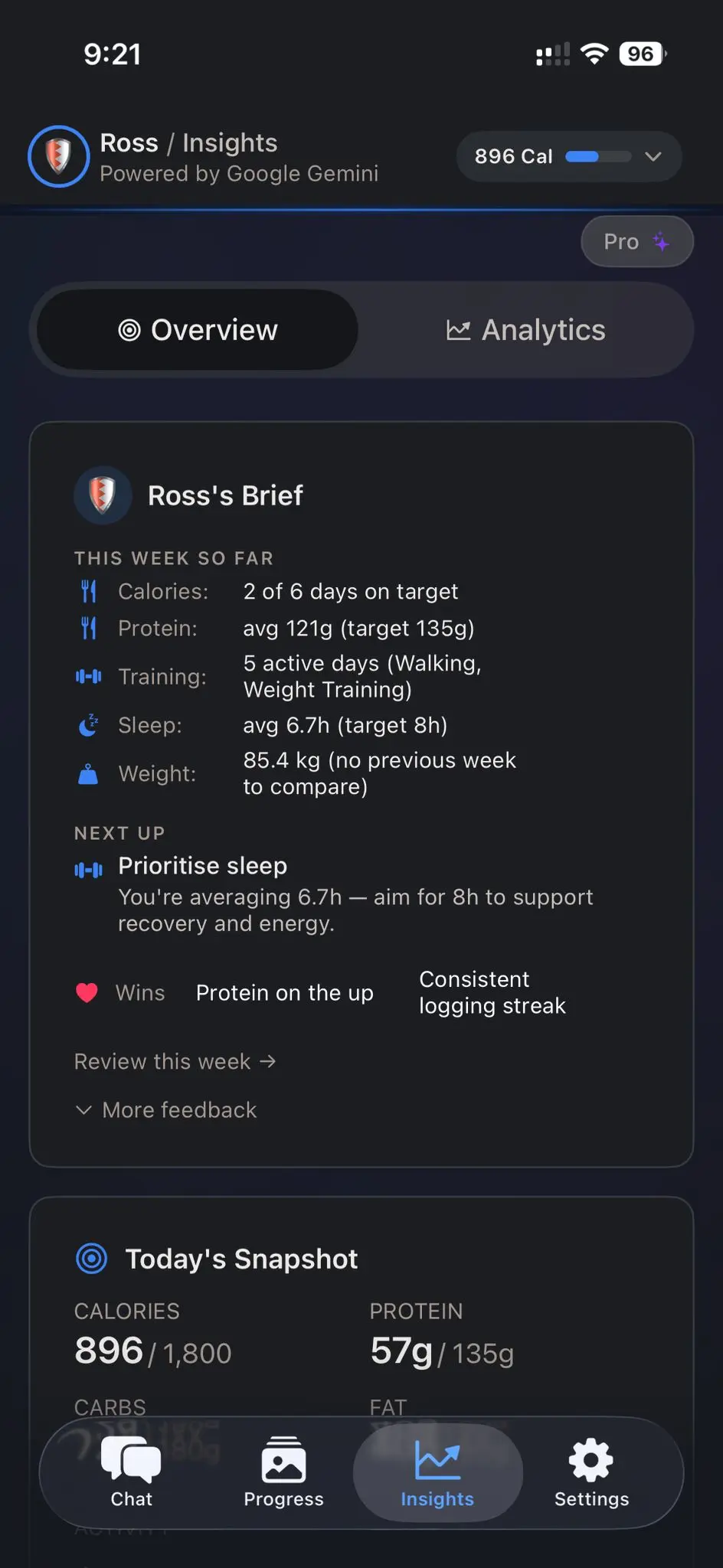 Screenshot 7 of NutriTracker AI Coach