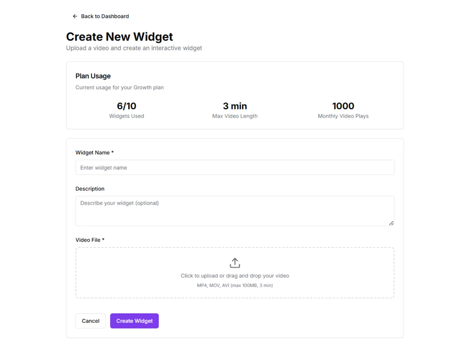 Screenshot 2 of Widget.video