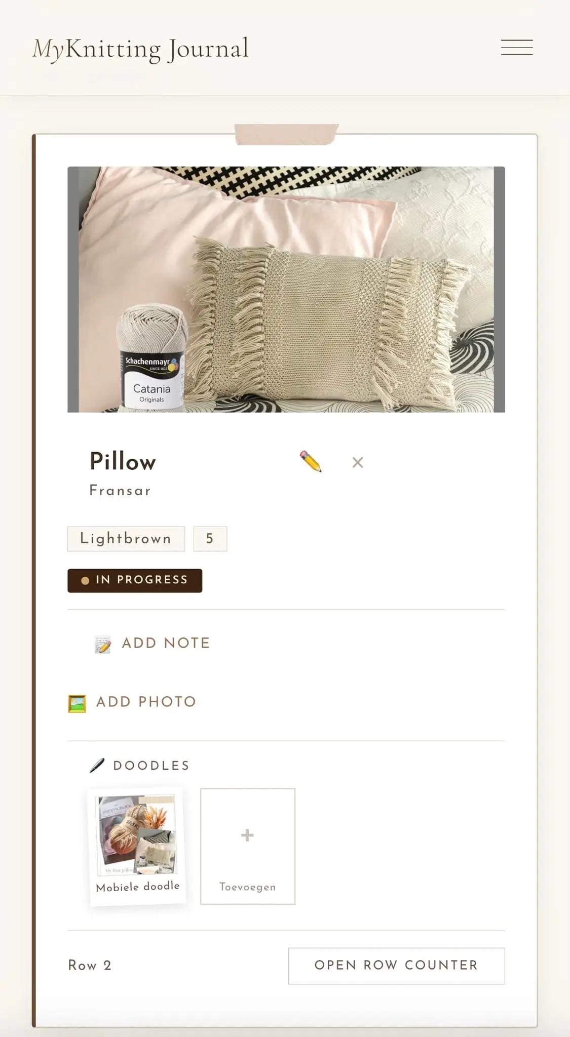 Screenshot 9 of yourknittingjournal.com