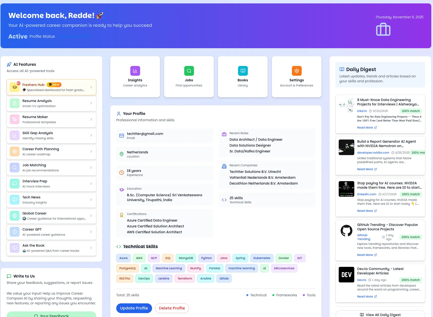 Screenshot 4 of Career Compass AI