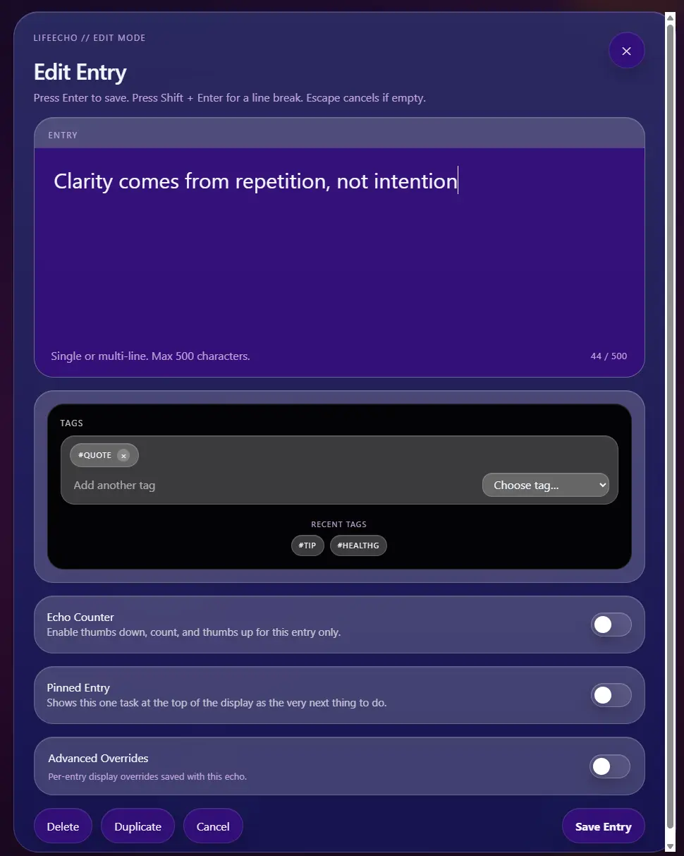 Screenshot 4 of LifeEcho
