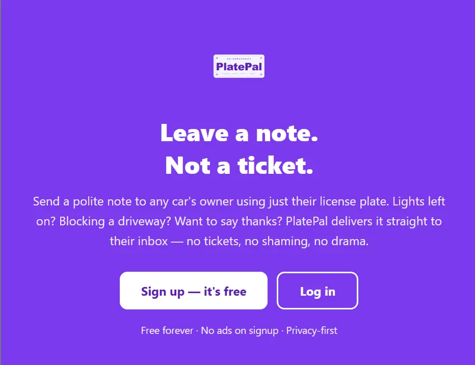 Screenshot 1 of PlatePal