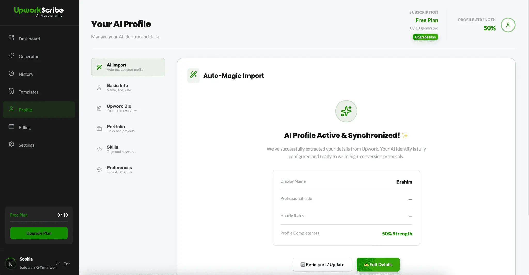 Screenshot 4 of UpworkScribe