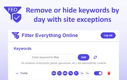 Screenshot 4 of Filter Everything Online - Extension