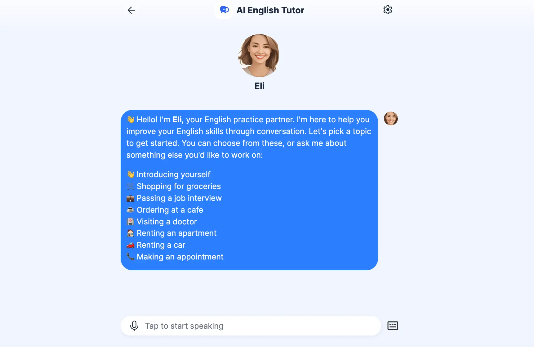 Screenshot 1 of Elispeak