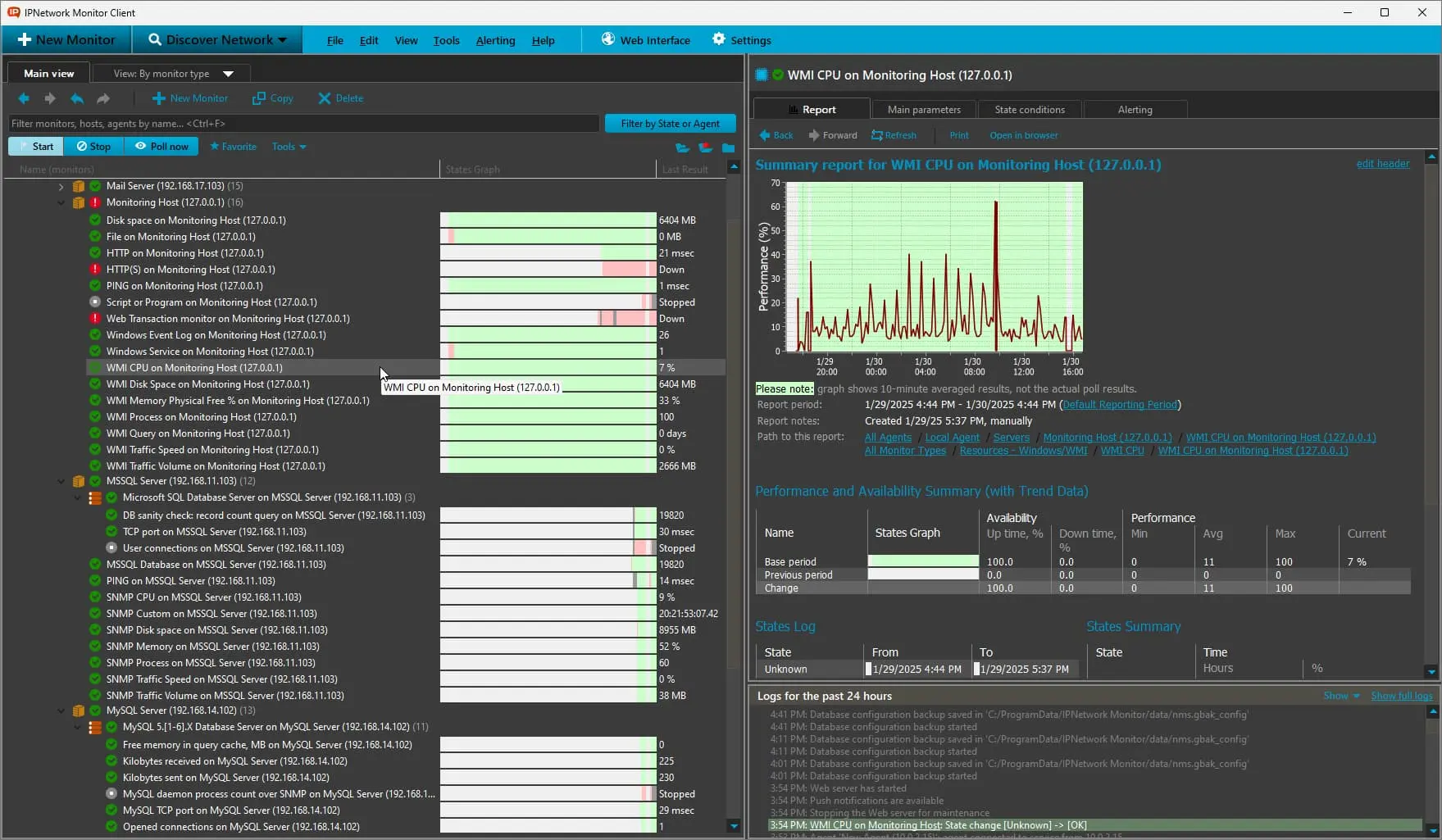 Screenshot 1 of IPNetwork Monitor
