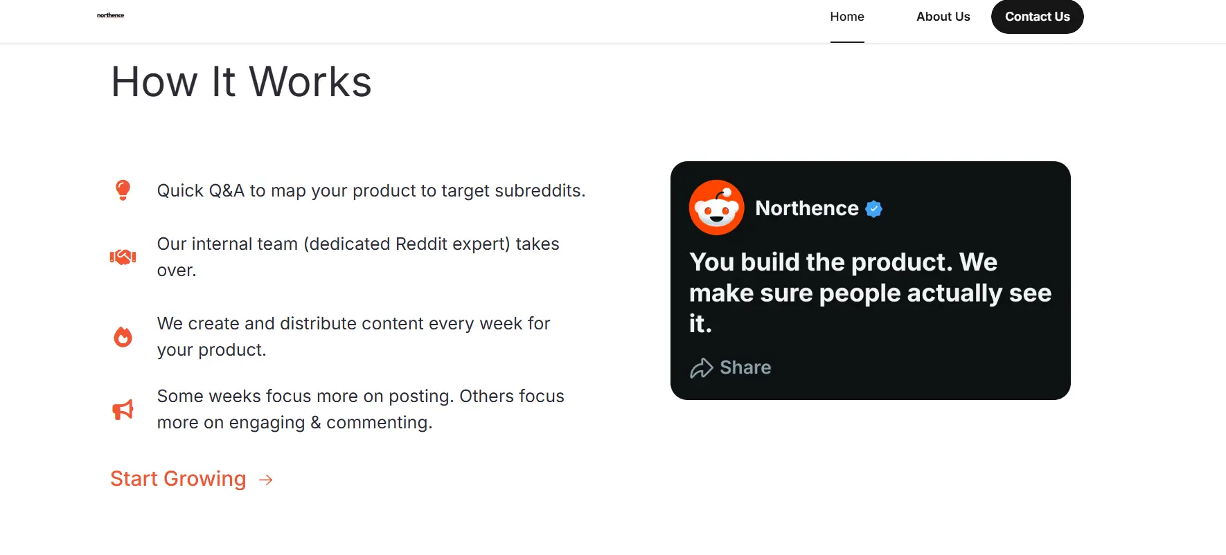 Screenshot 1 of Northence- Reddit Marketing