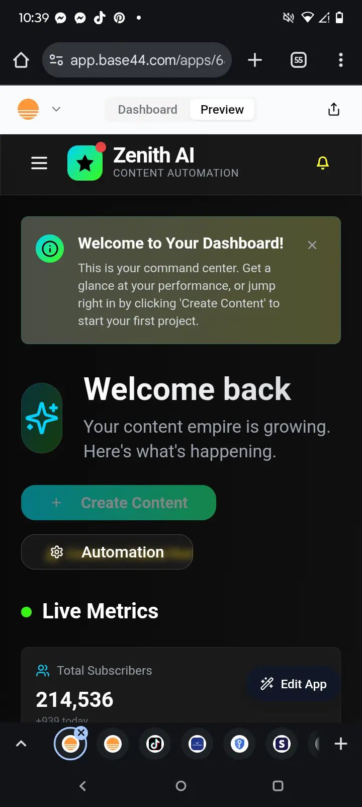 Screenshot 1 of Zenith Ai