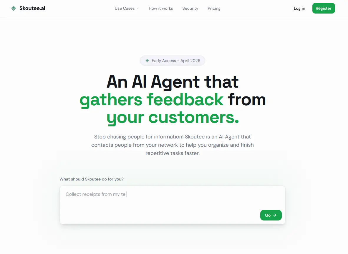 Screenshot 1 of Skoutee.ai