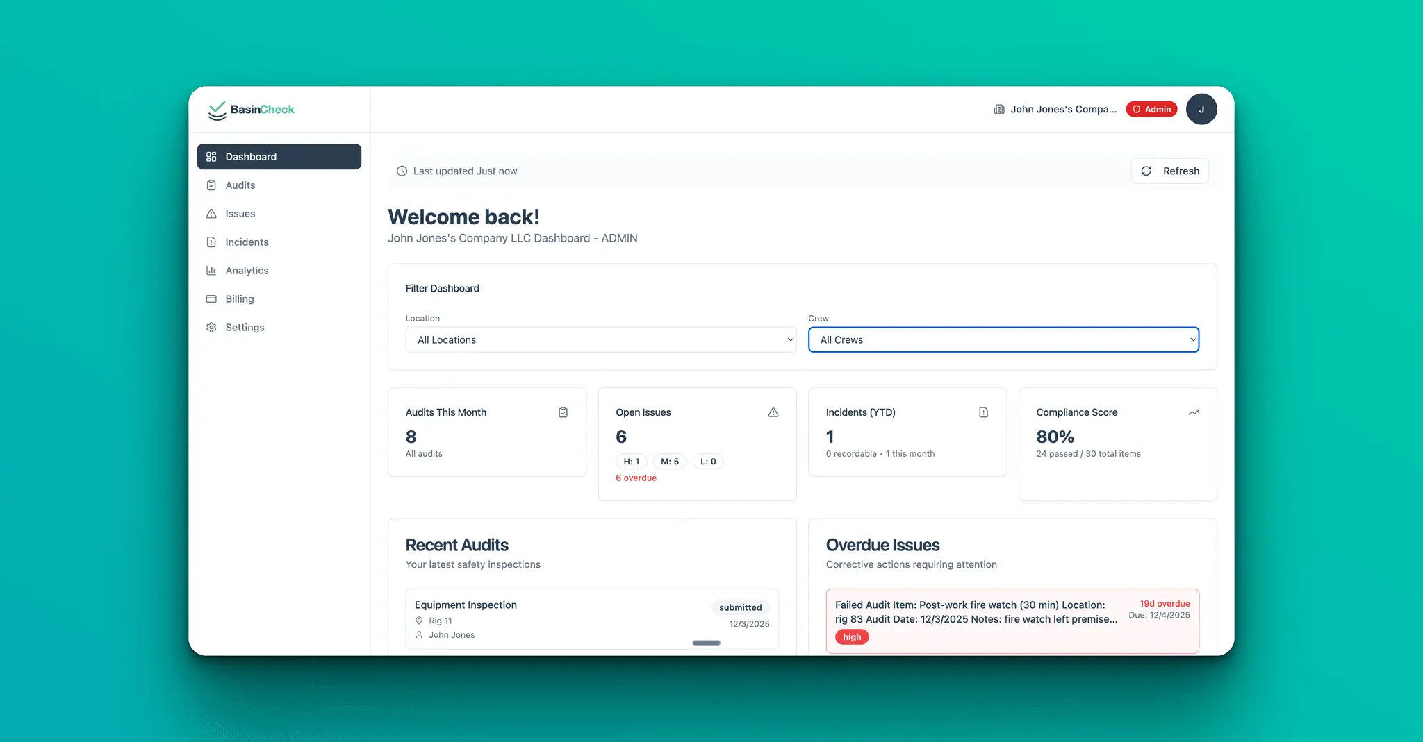 Screenshot 1 of BasinCheck