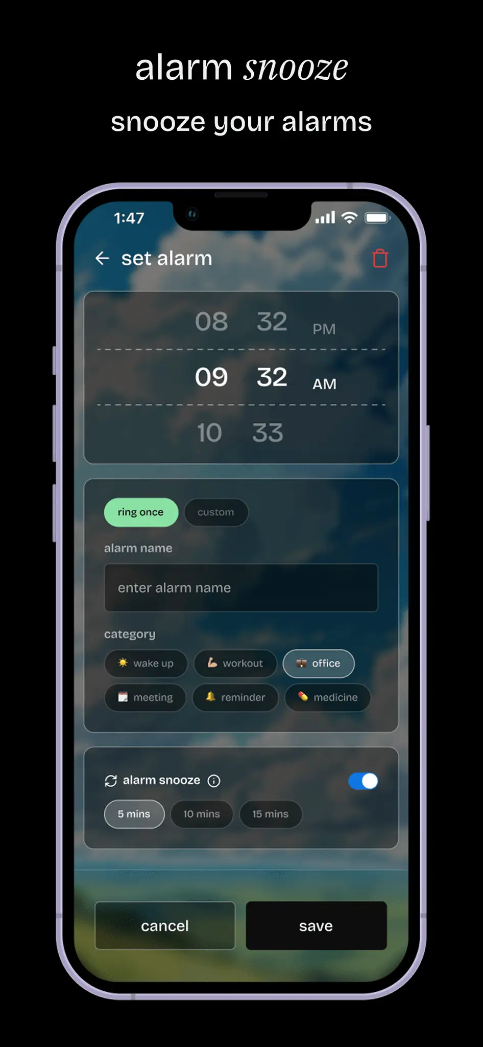 Screenshot 5 of mattrAlarm