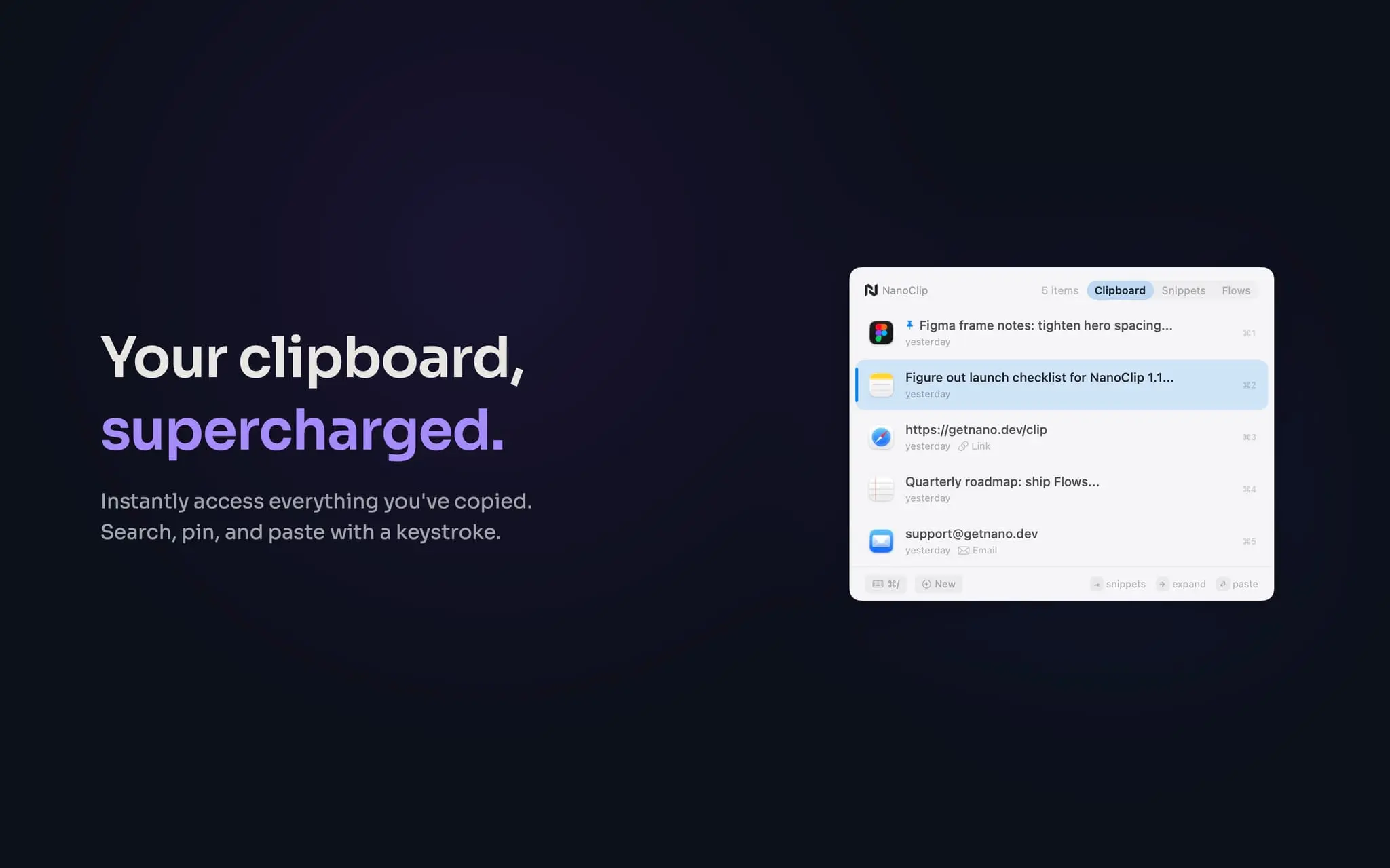 Screenshot 2 of NanoClip