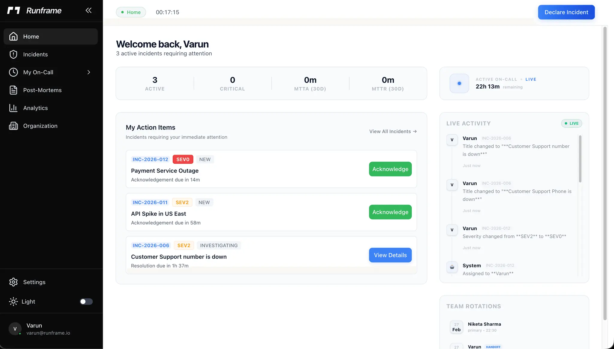 Screenshot 1 of Runframe