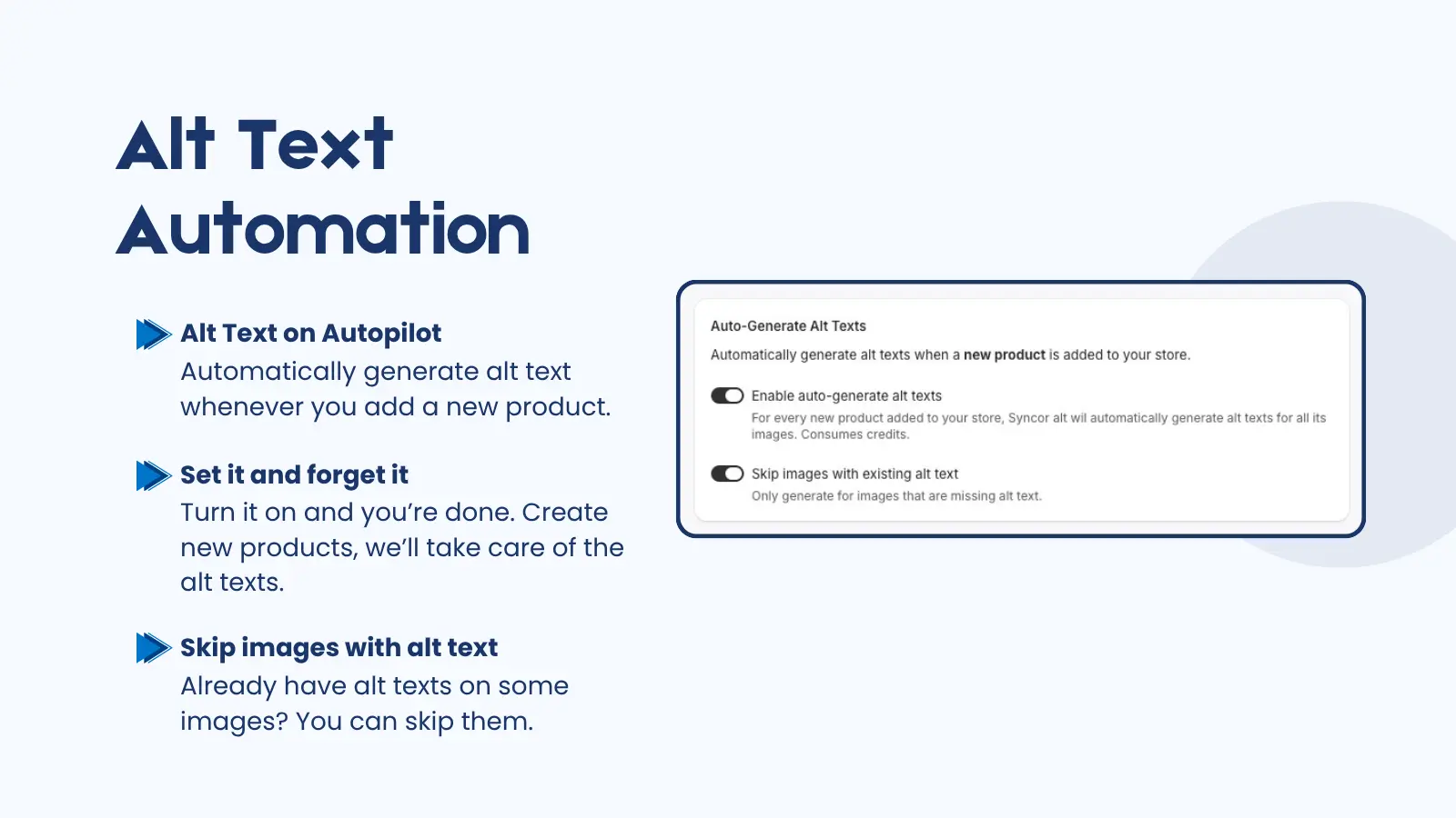 Screenshot 5 of Syncor Alt: SEO Alt Text AI