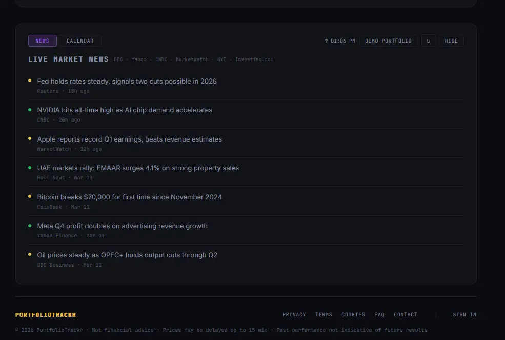 Screenshot 3 of PortfolioTrackr