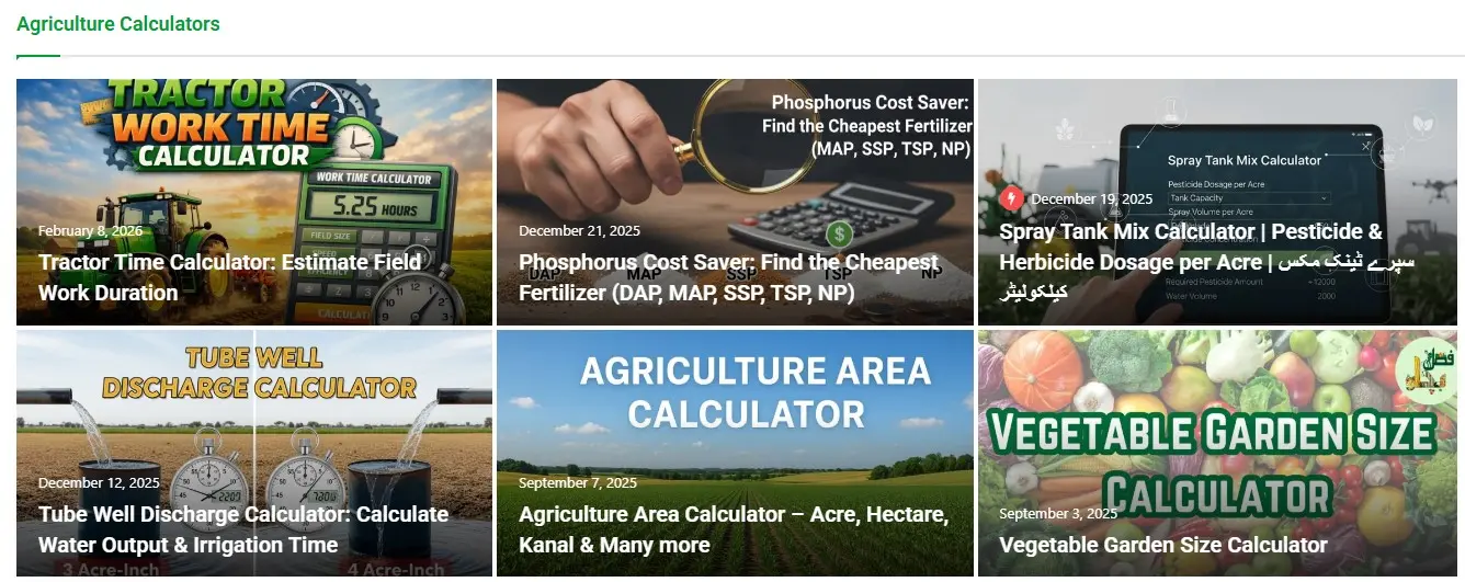 Screenshot 2 of FasalBachao Farm Calculators
