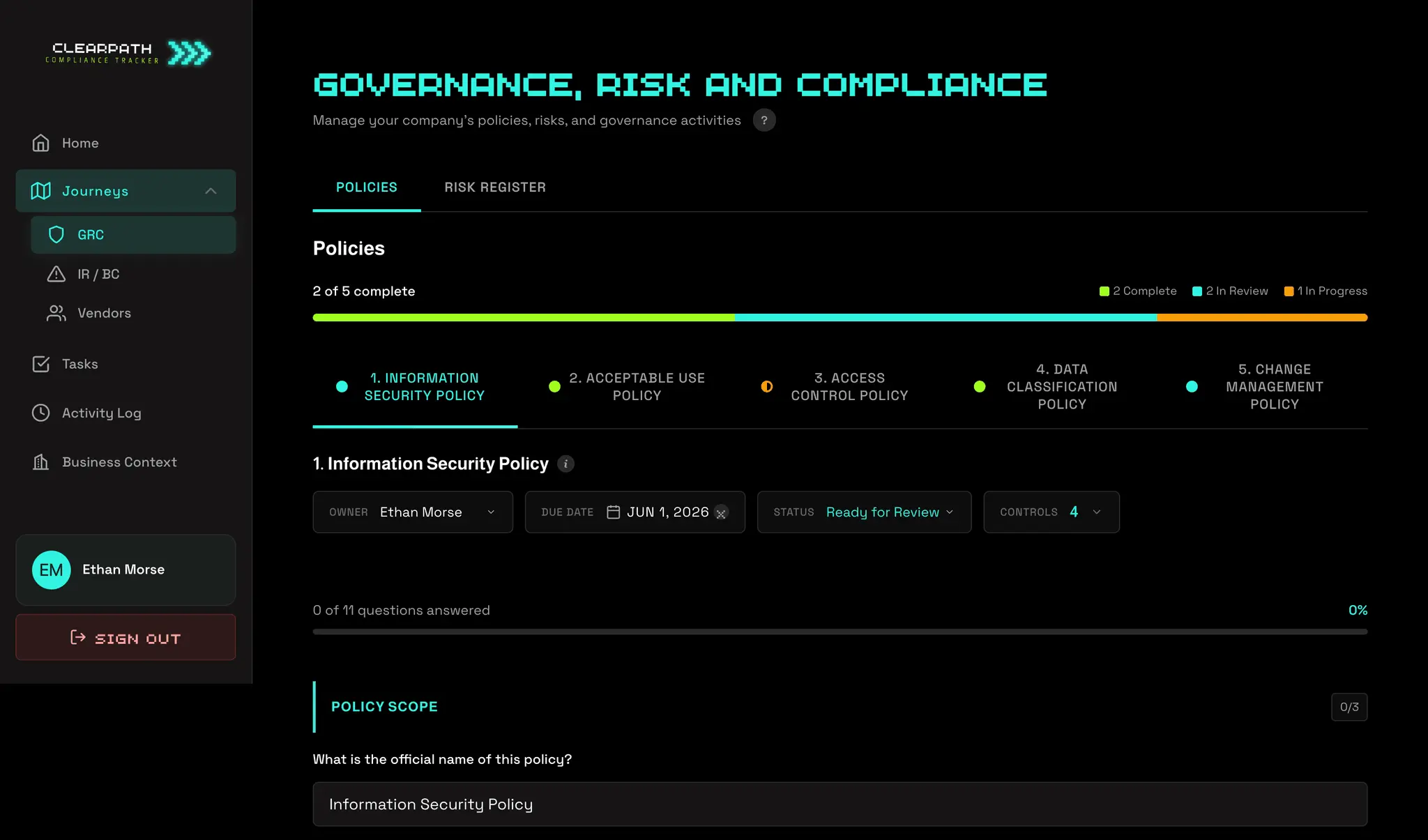 Screenshot 1 of ClearPath