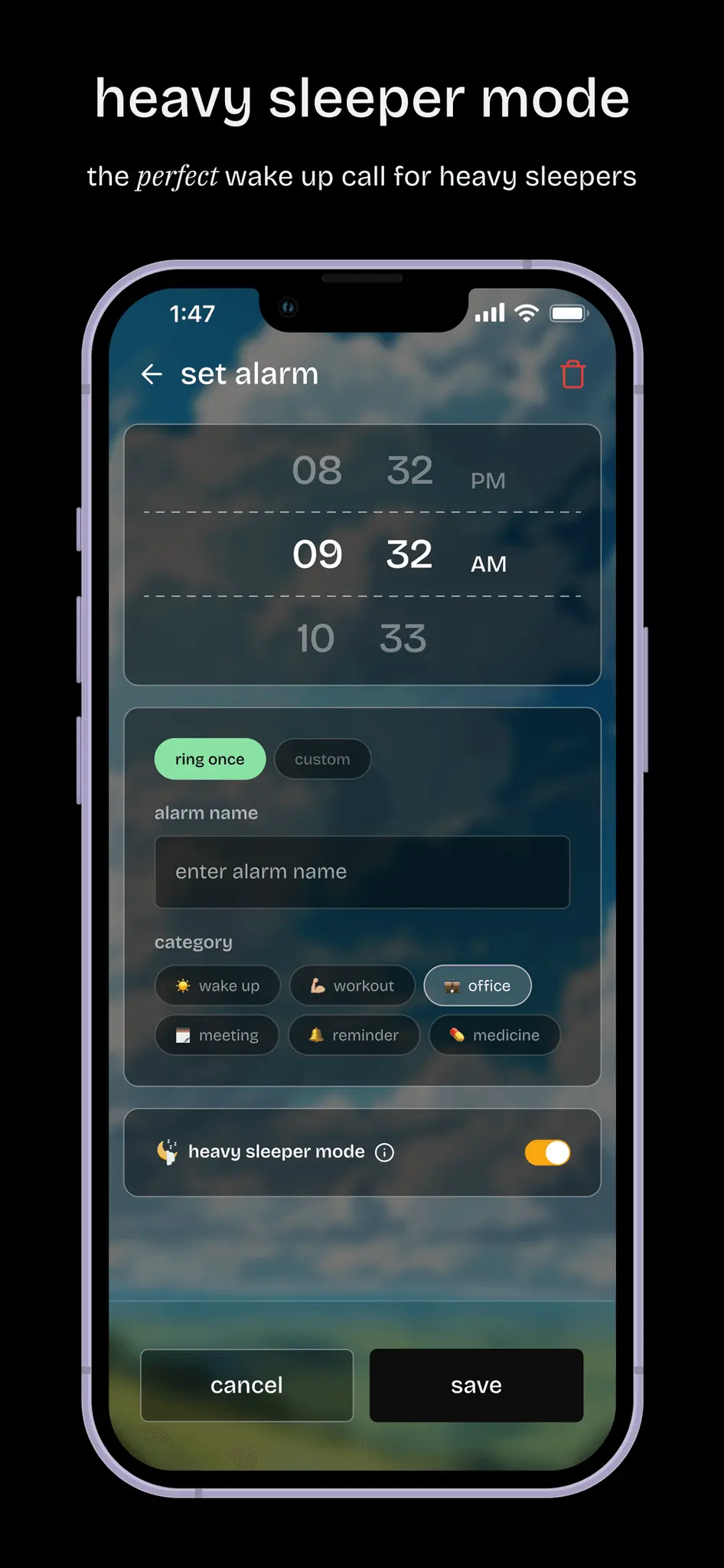 Screenshot 2 of mattrAlarm