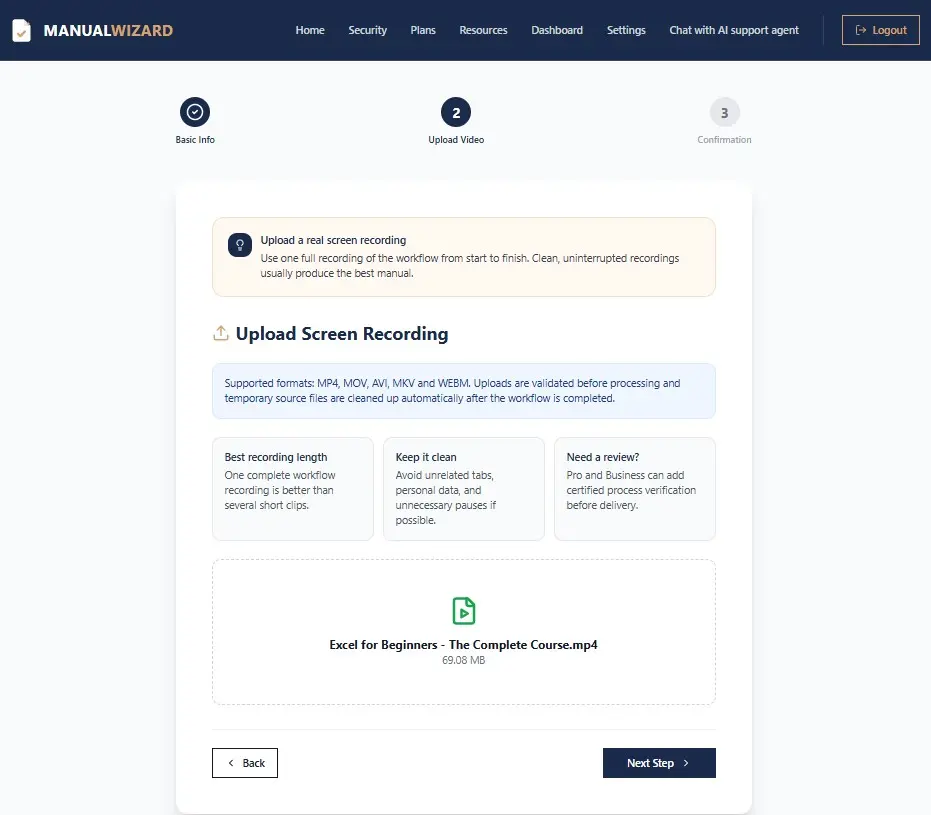 Screenshot 5 of ManualWizard