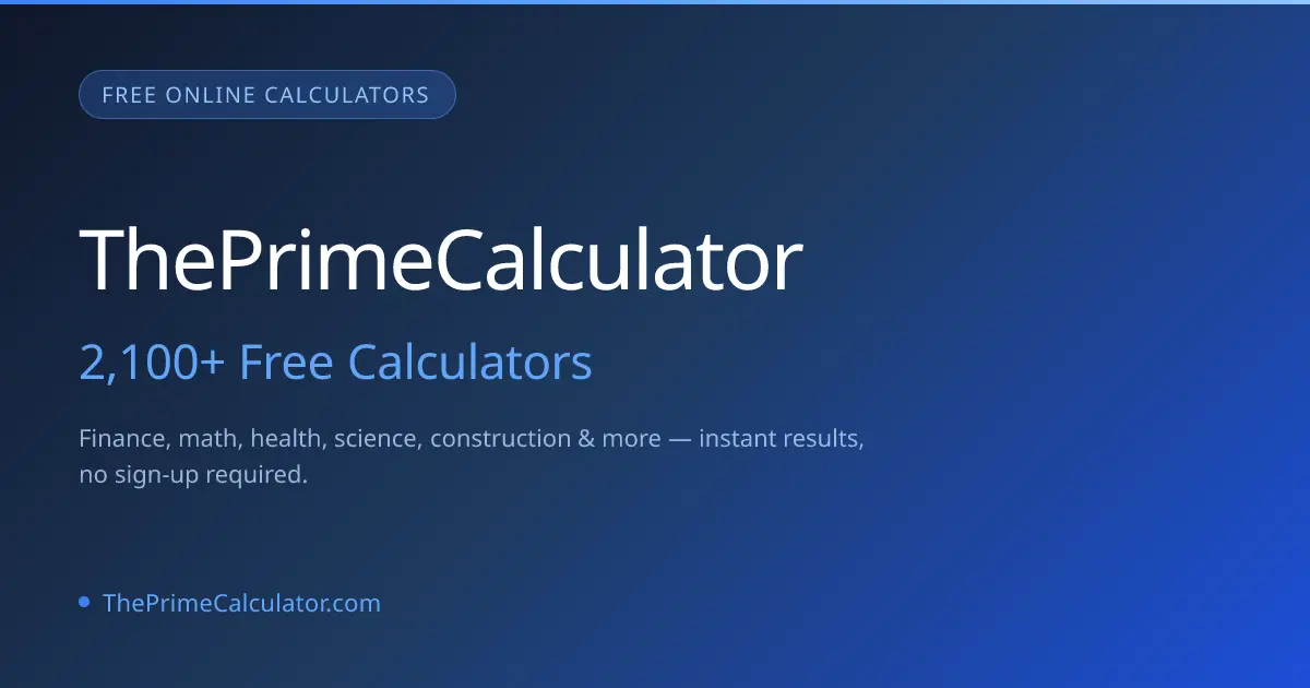 Screenshot 1 of ThePrimeCalculator