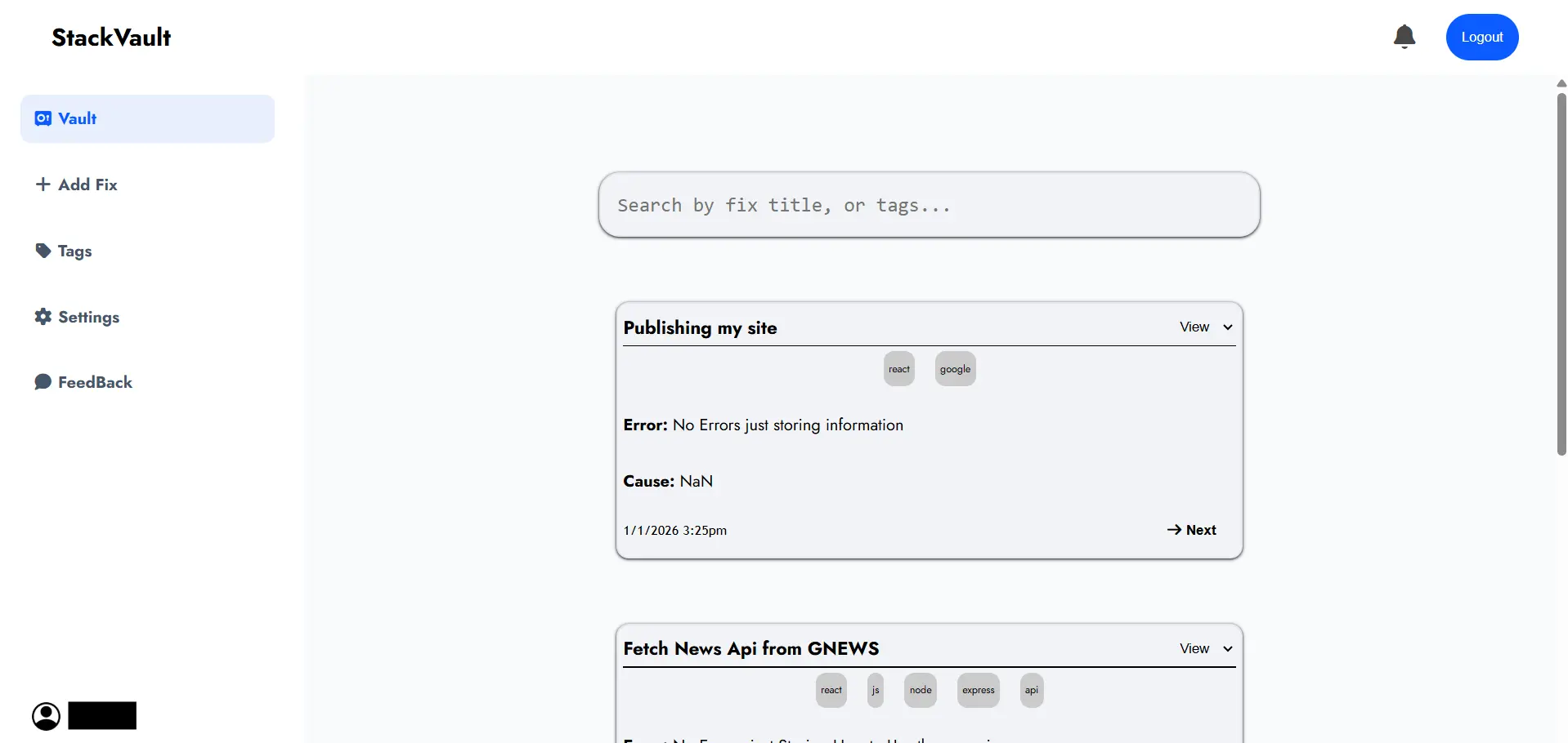 Screenshot 3 of StackVault