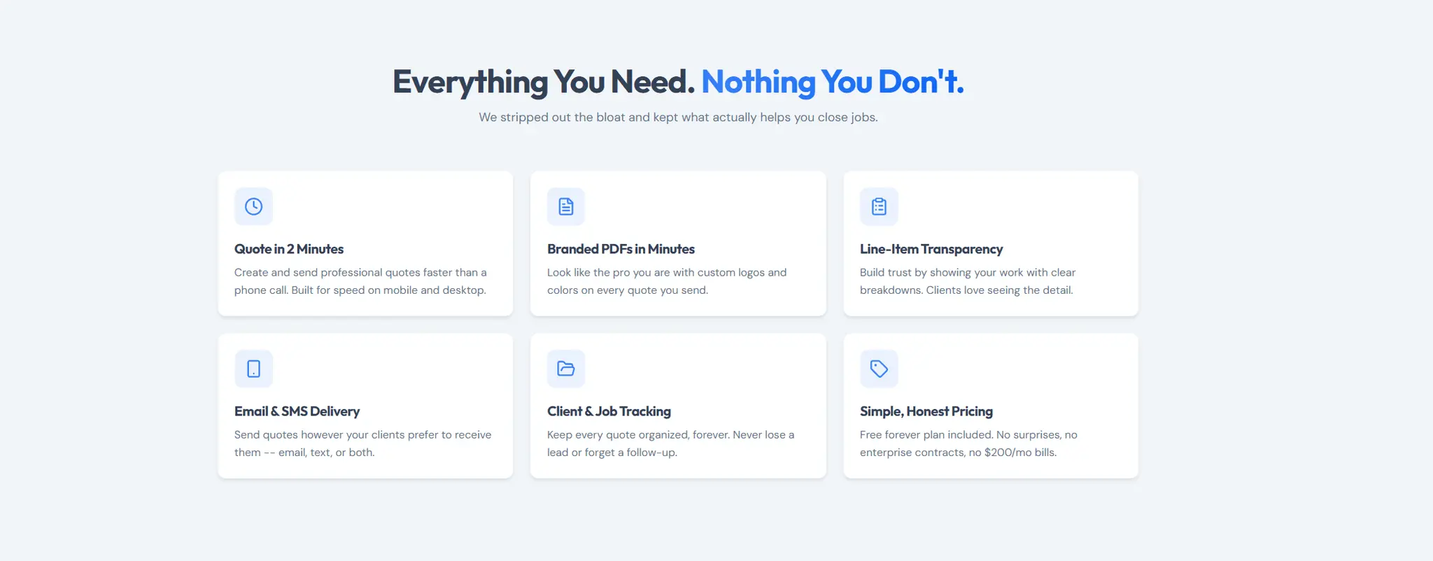 Screenshot 3 of instanttradequote