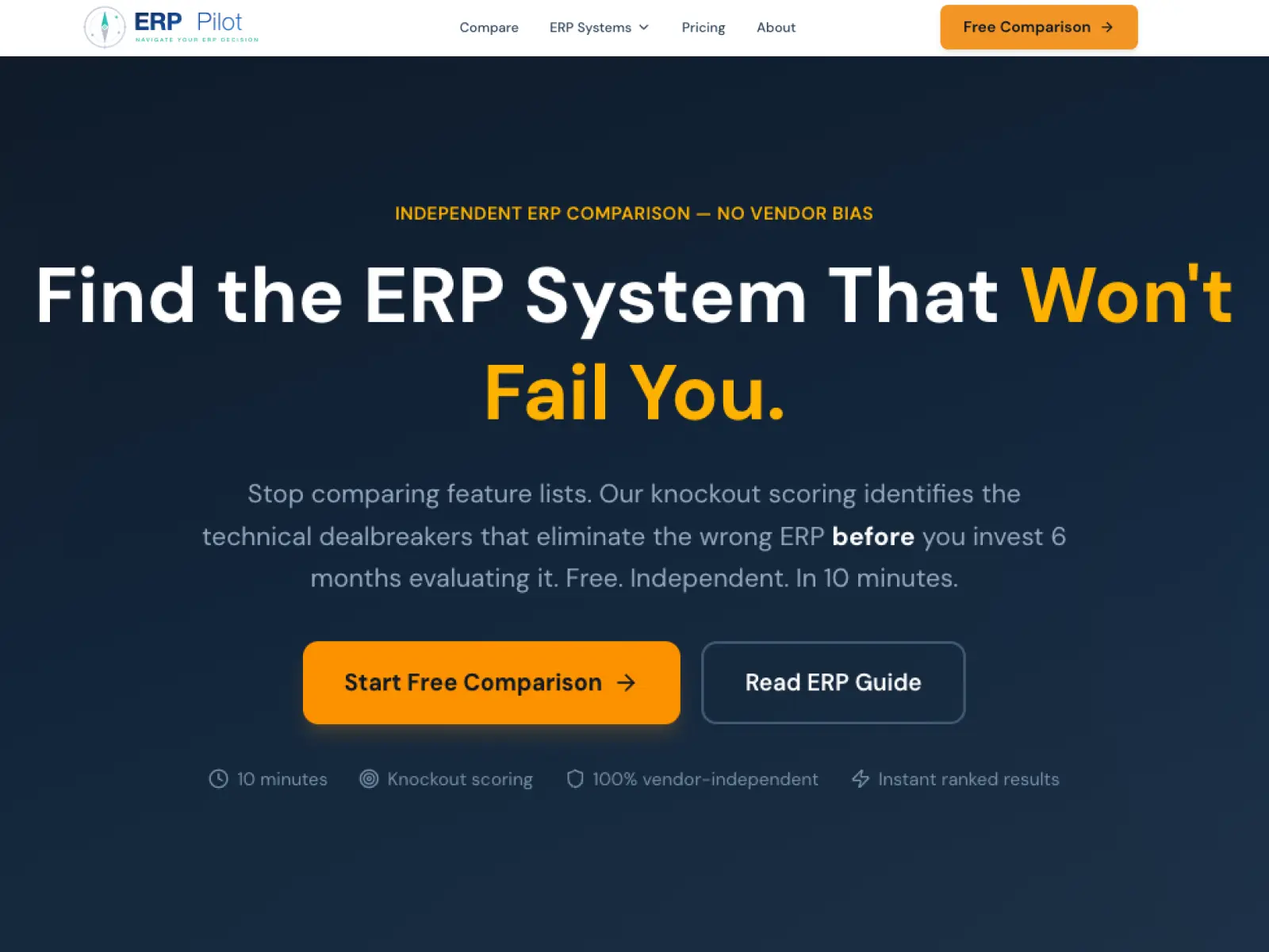 Screenshot 1 of ERP Pilot