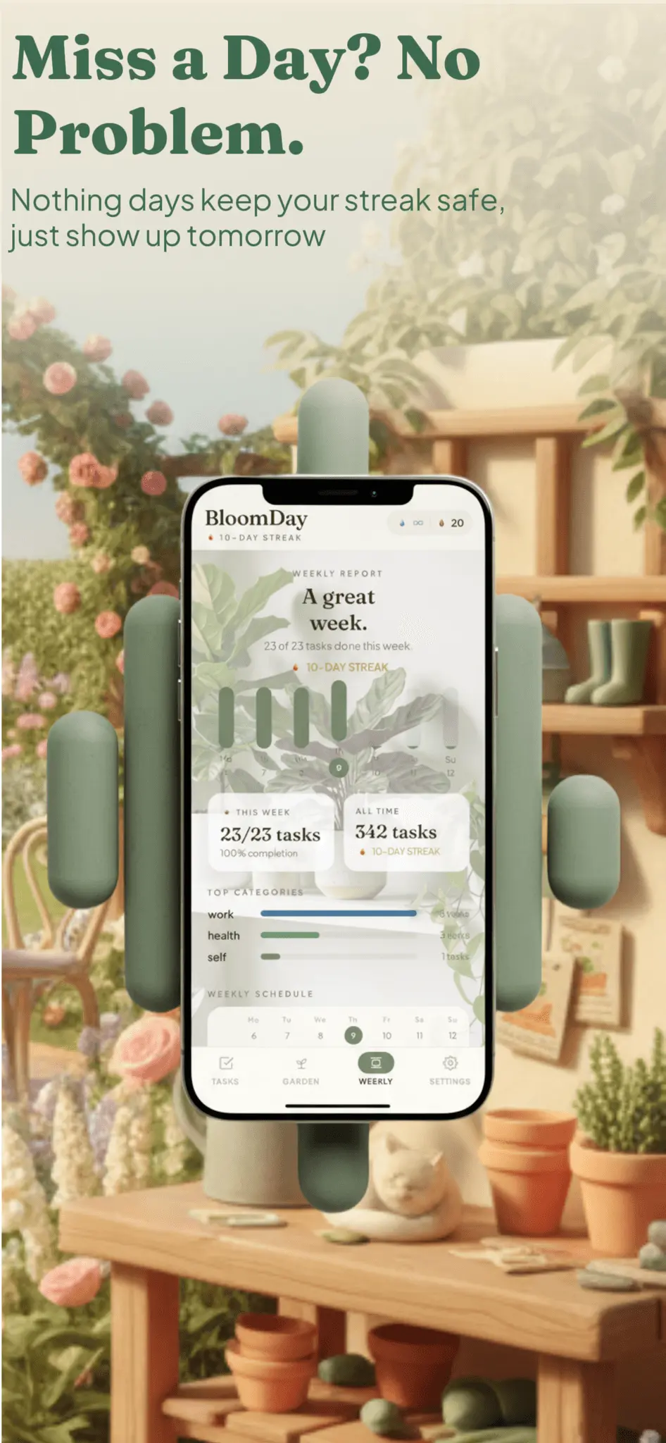 Screenshot 6 of BloomDay: Tasks & Garden