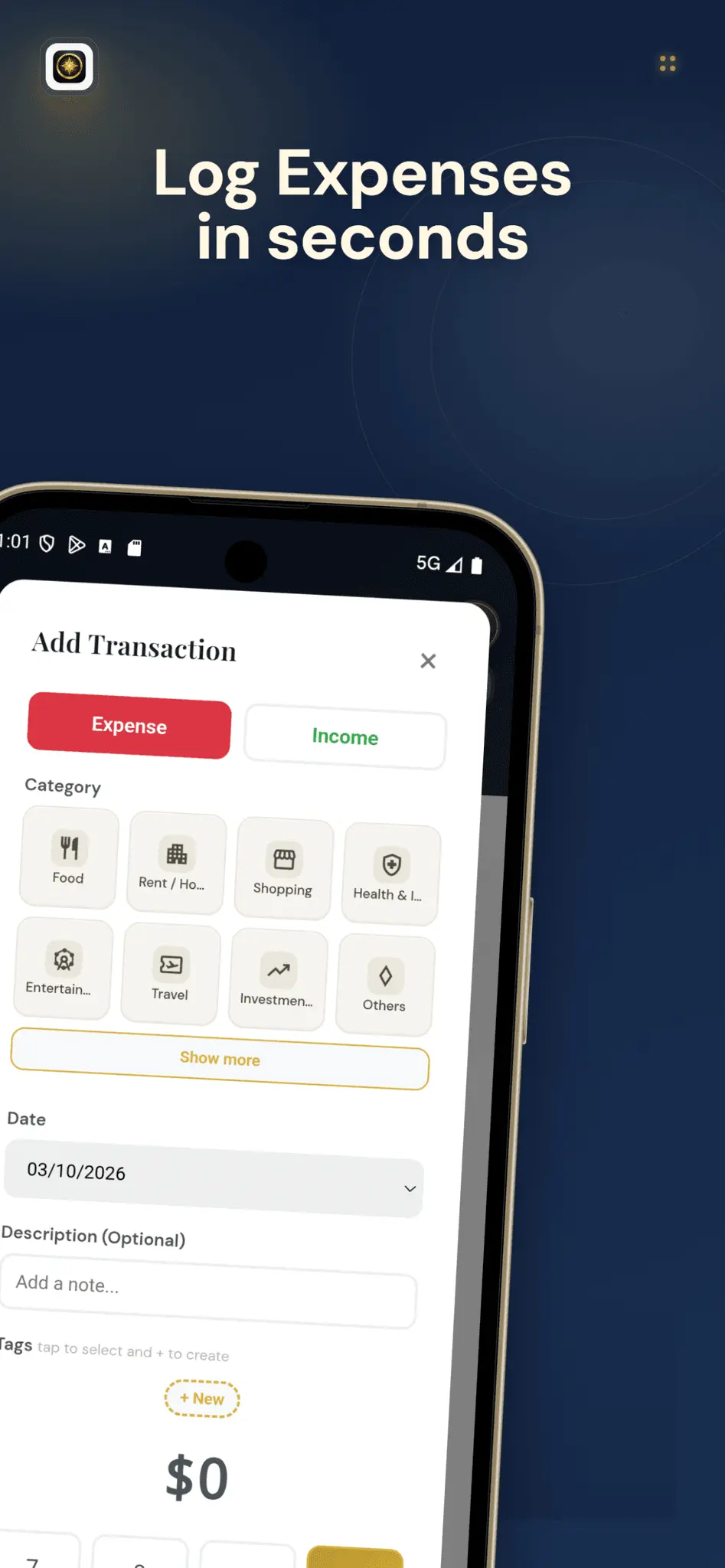 Screenshot 3 of Ledgerly: Expense Tracker