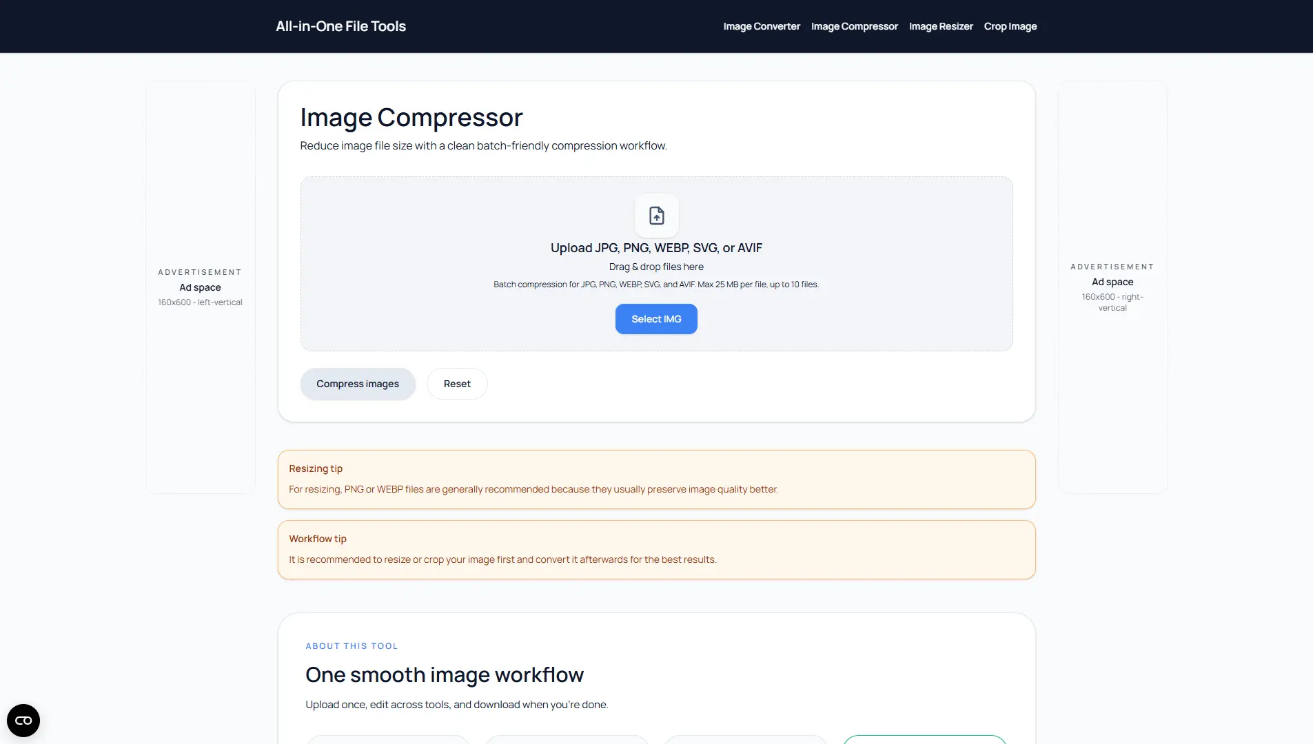 Screenshot 1 of All-in-One Image Tool