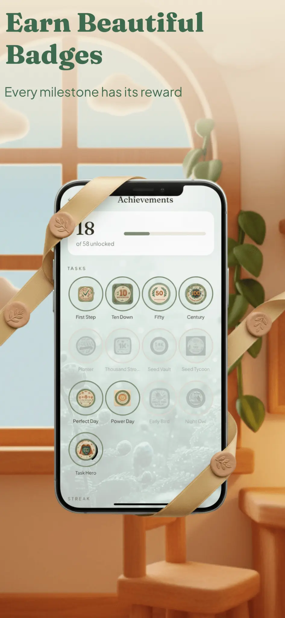 Screenshot 3 of BloomDay: Tasks & Garden