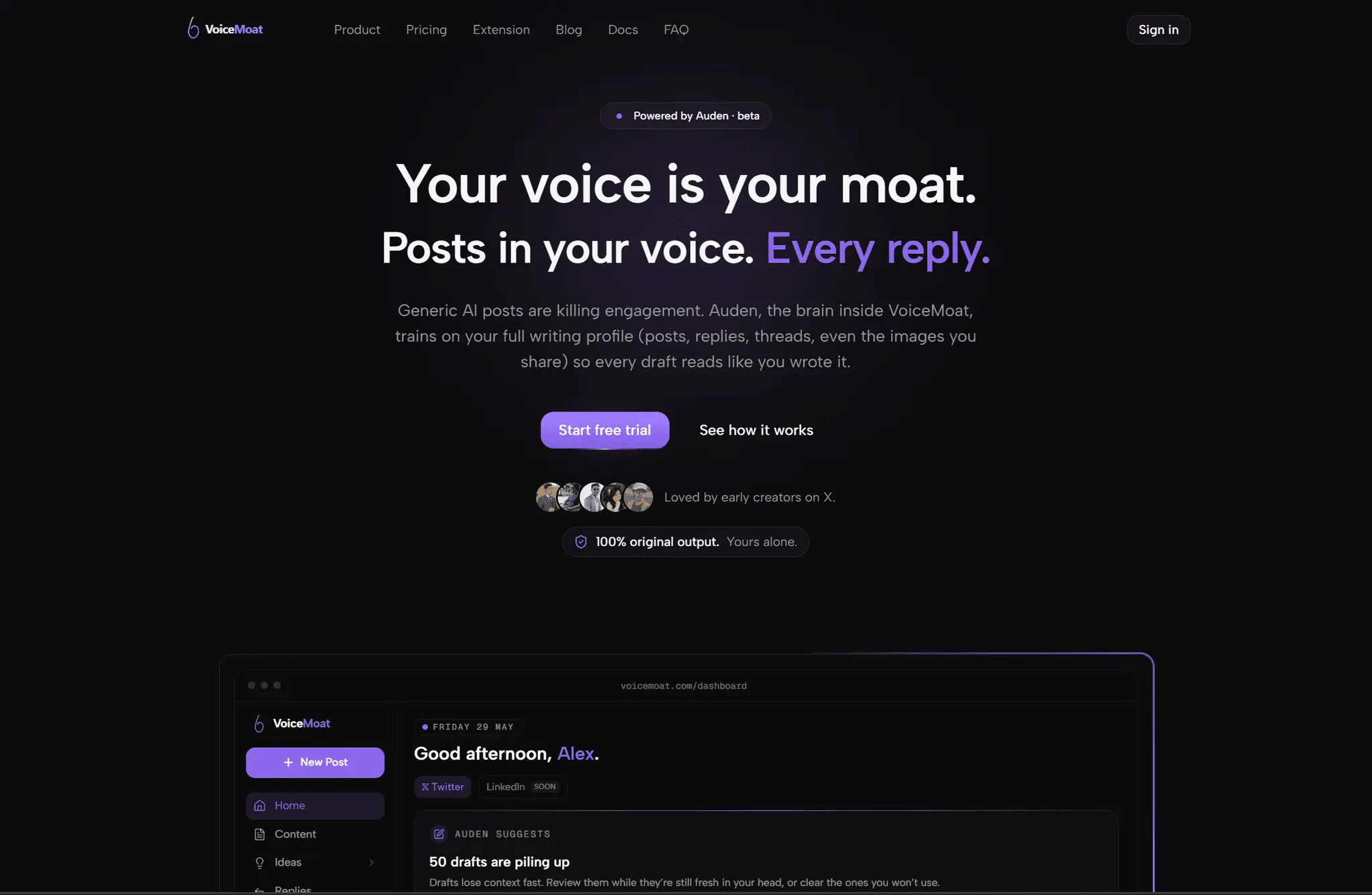 Screenshot 1 of VoiceMoat