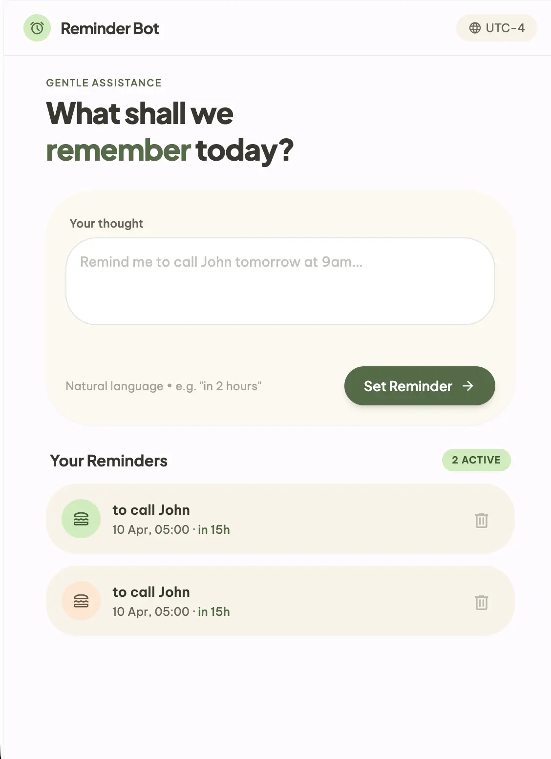Screenshot 2 of Remind Me