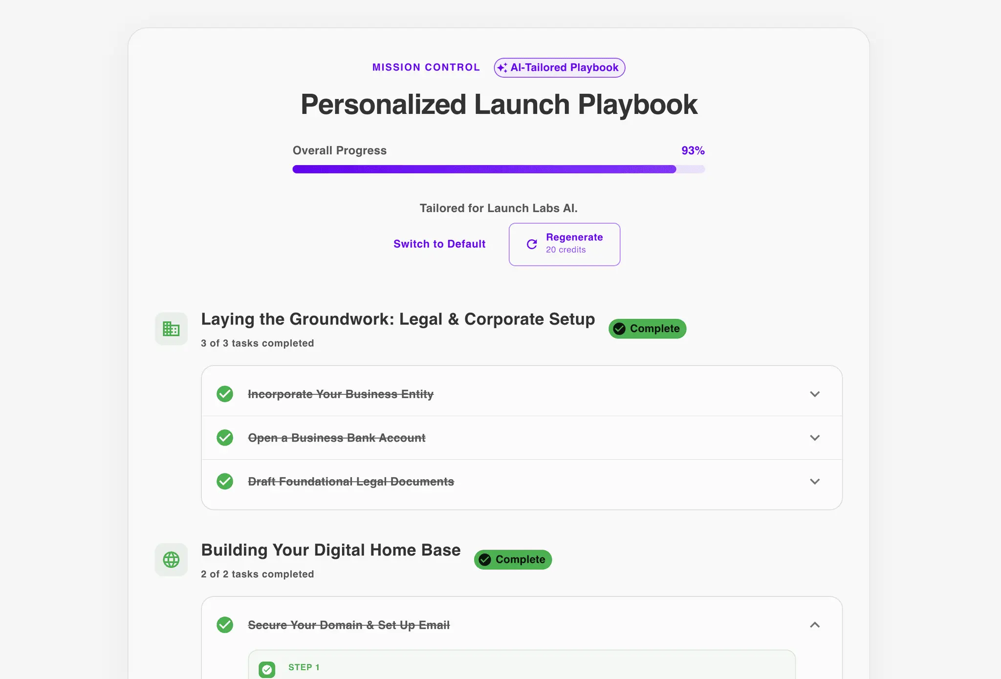 Screenshot 2 of Launch Labs AI