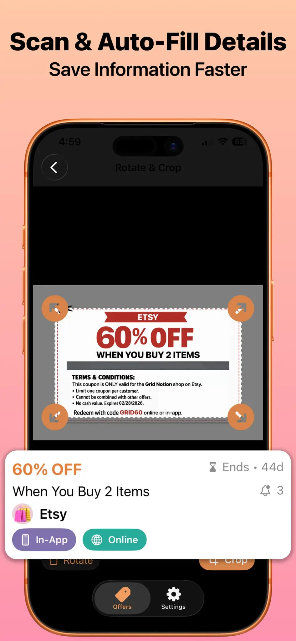 Screenshot 4 of Coupon Cue