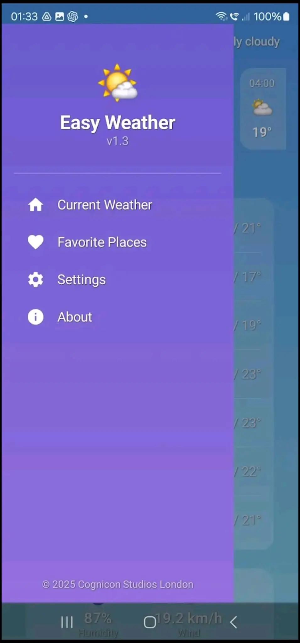 Screenshot 4 of Easy Weather: Local & Global