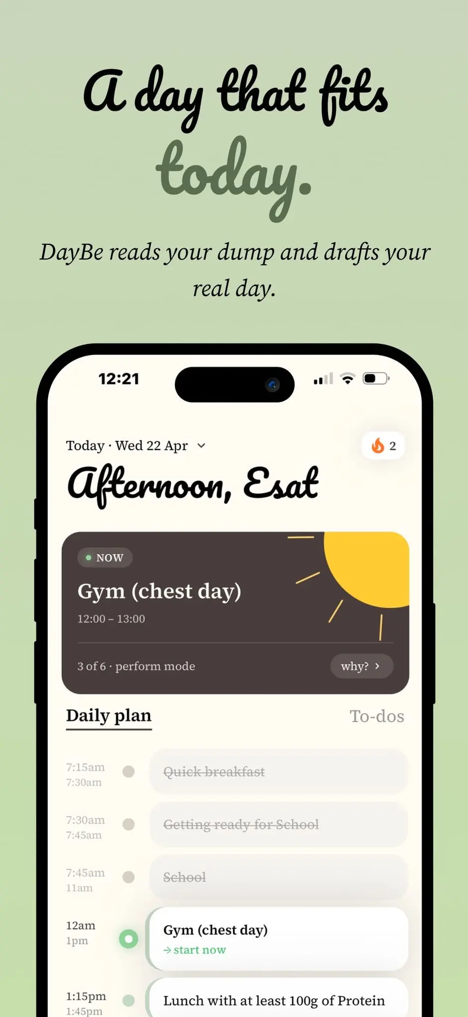 Screenshot 4 of DayBe - Ai Daily Planner