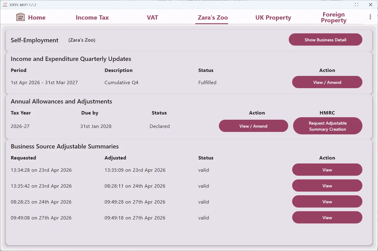 Screenshot 4 of Best MTD Income Tax Bridging Software UK