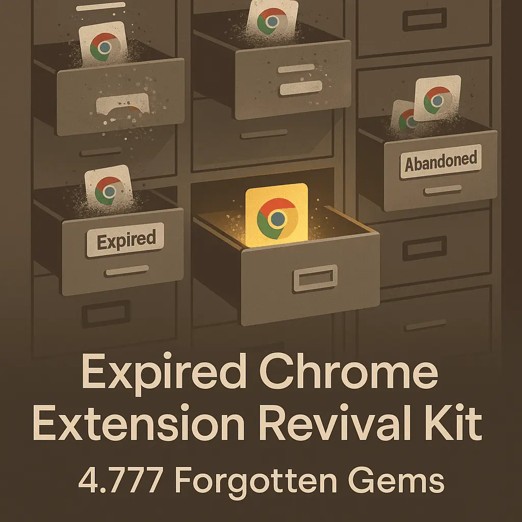 Screenshot 2 of Expired Chrome Extensions Kit