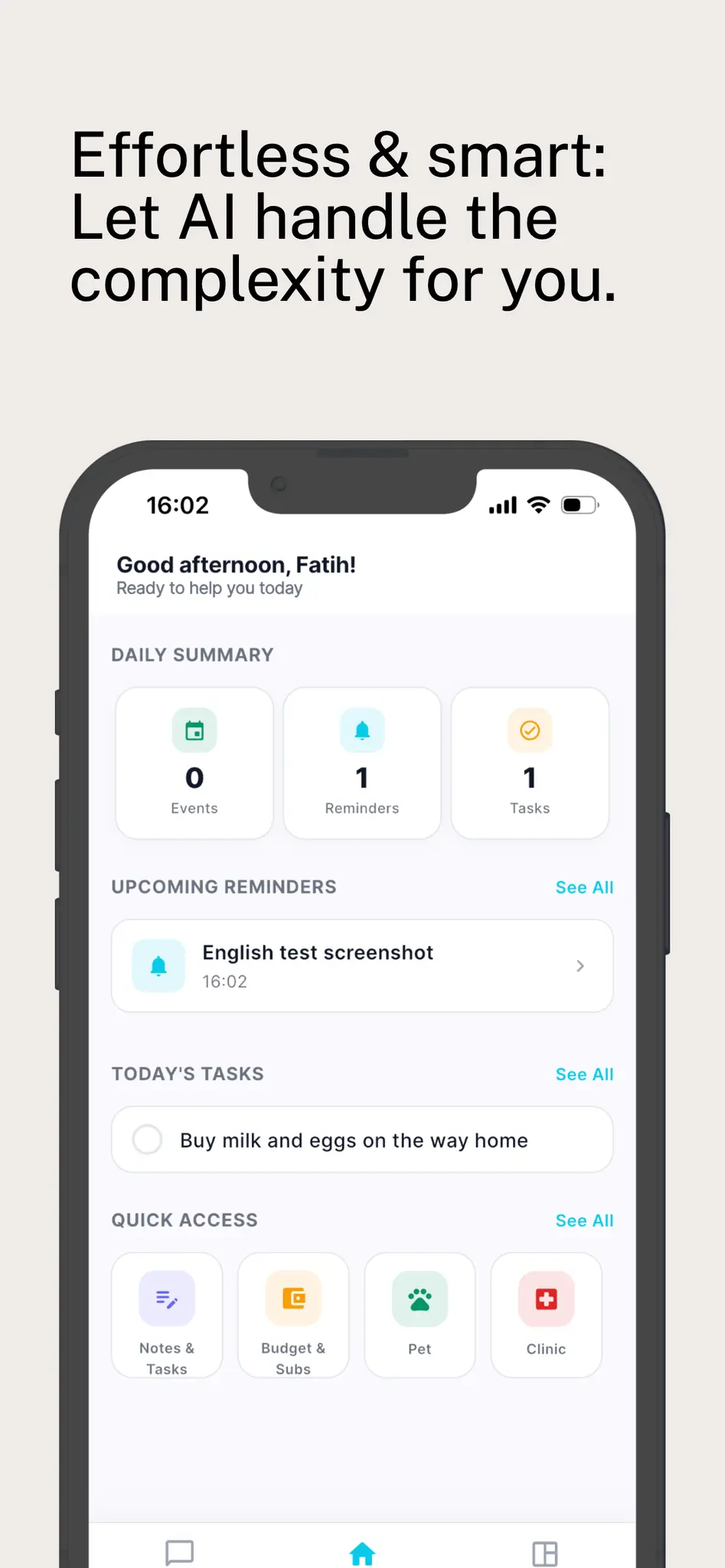 Screenshot 5 of VekilAI: AI Life Manager App