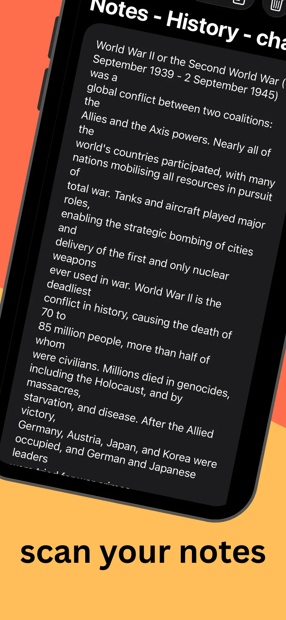 Screenshot 6 of iLearn: AI Flashcards & Notes