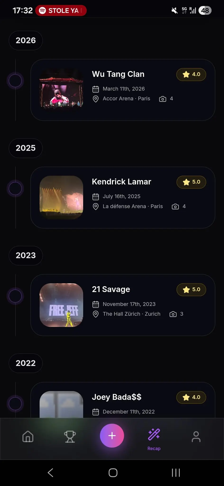 Screenshot 3 of Rate Your Concert