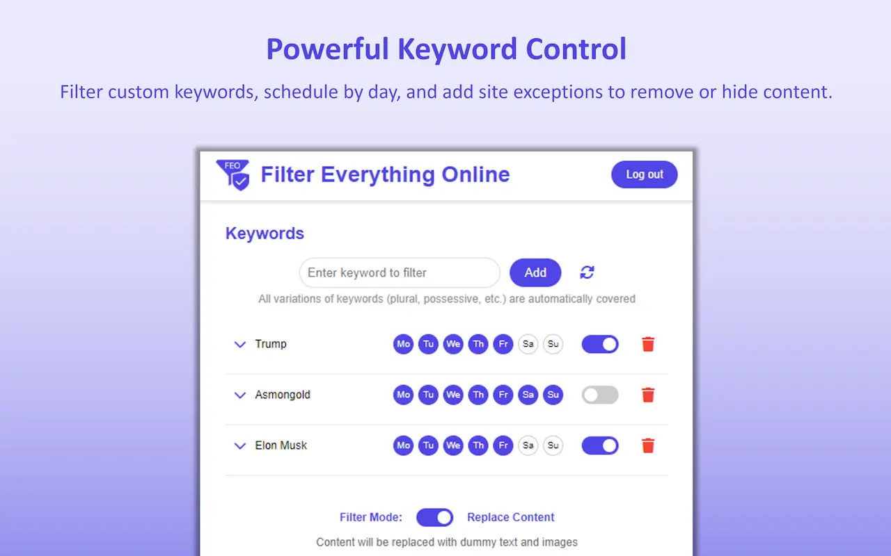Screenshot 5 of Filter Everything Online - Extension