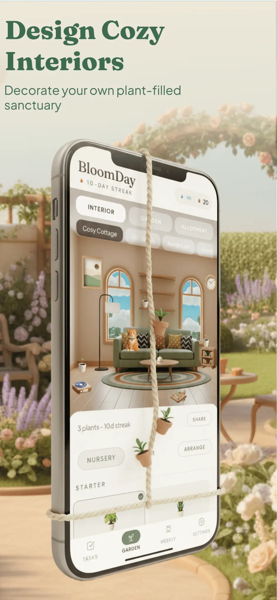 Screenshot 7 of BloomDay: Tasks & Garden