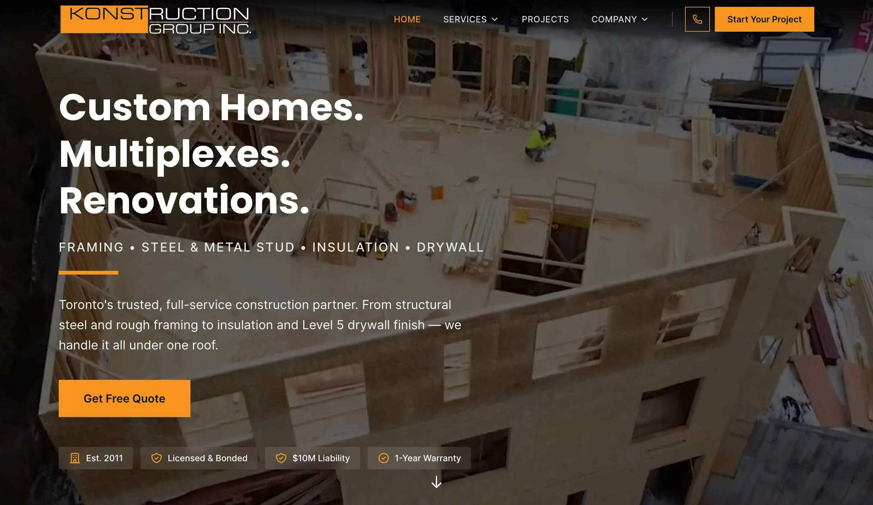 Screenshot 2 of Konstruction Group Inc.