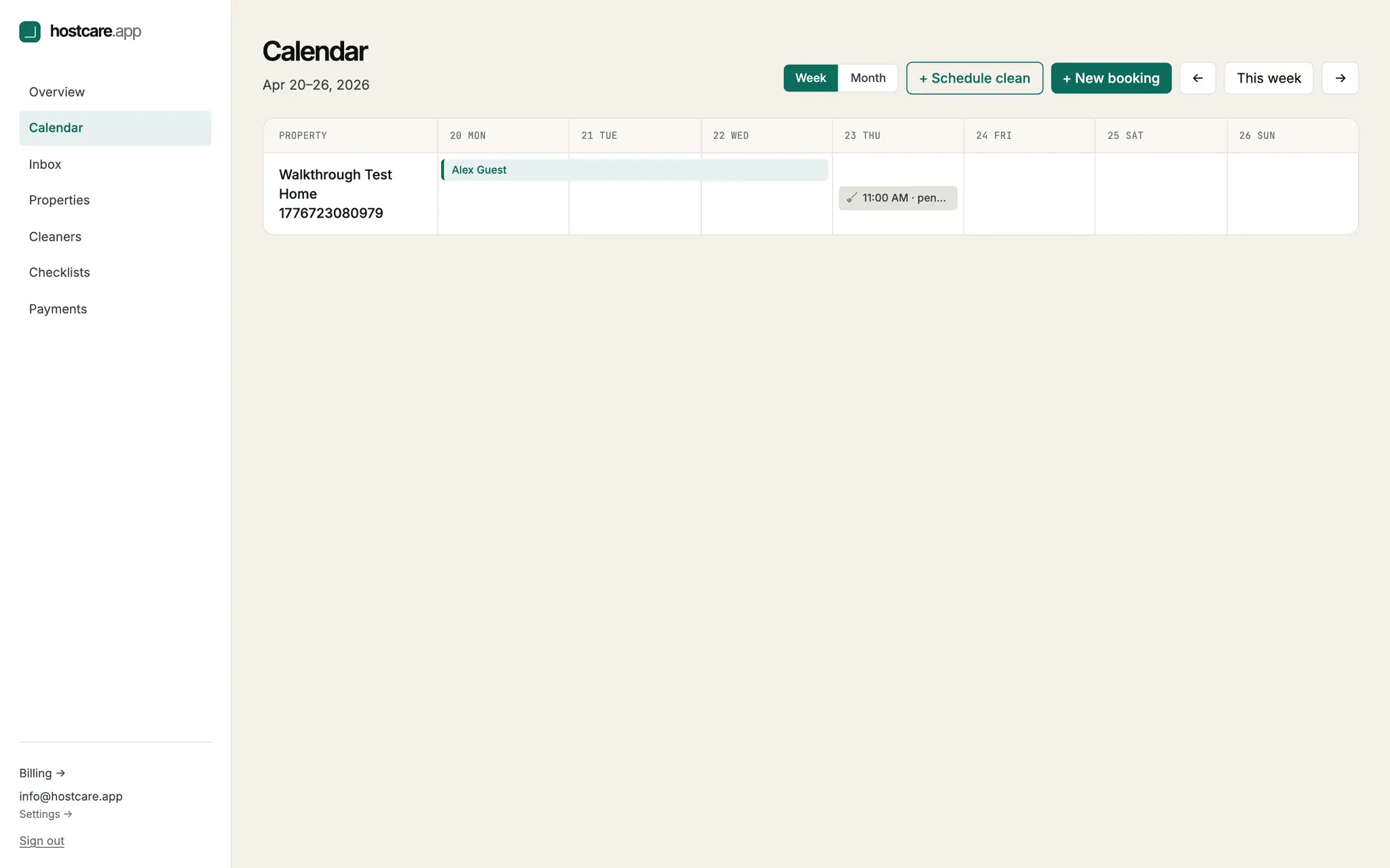 Screenshot 2 of hostcare