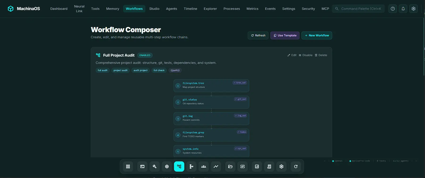Screenshot 3 of MachinaOS