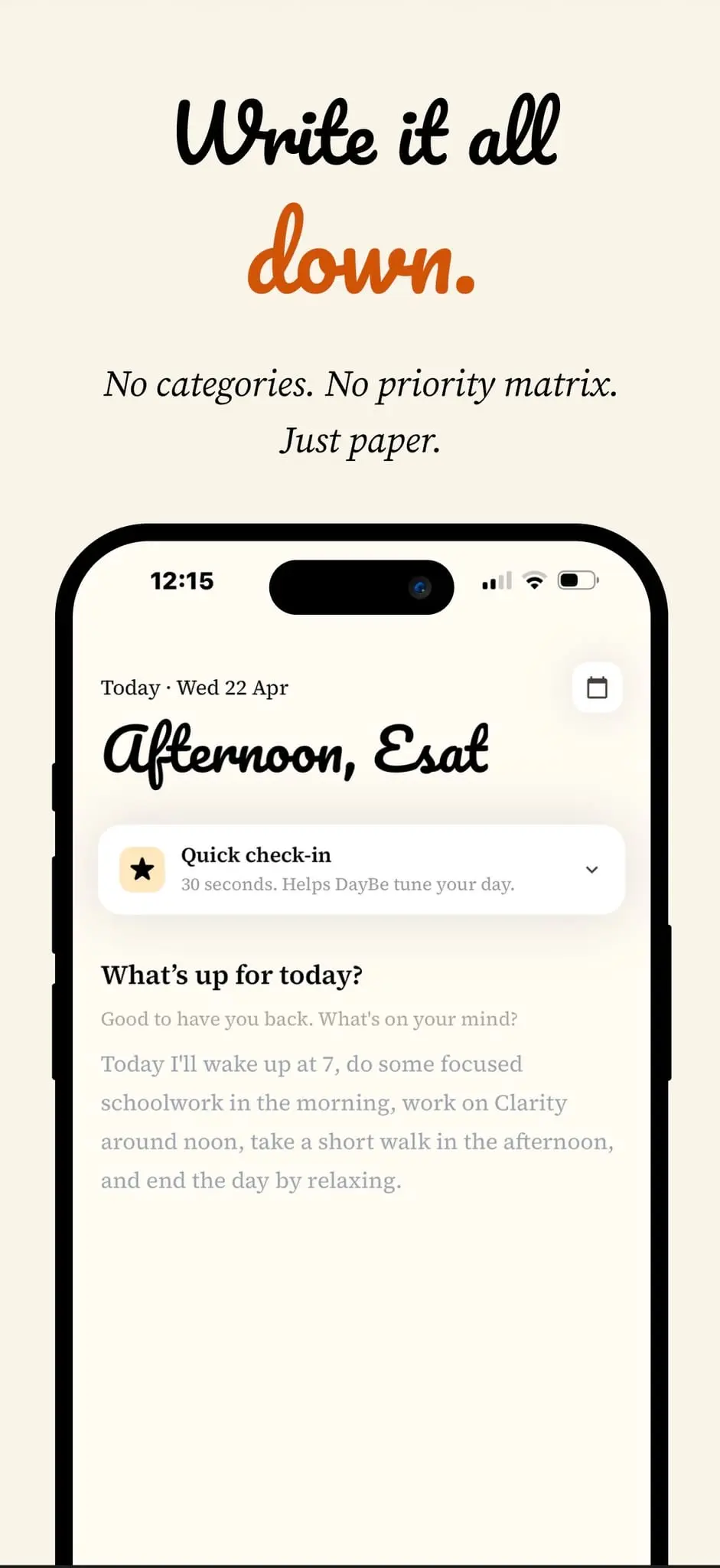Screenshot 5 of DayBe - Ai Daily Planner