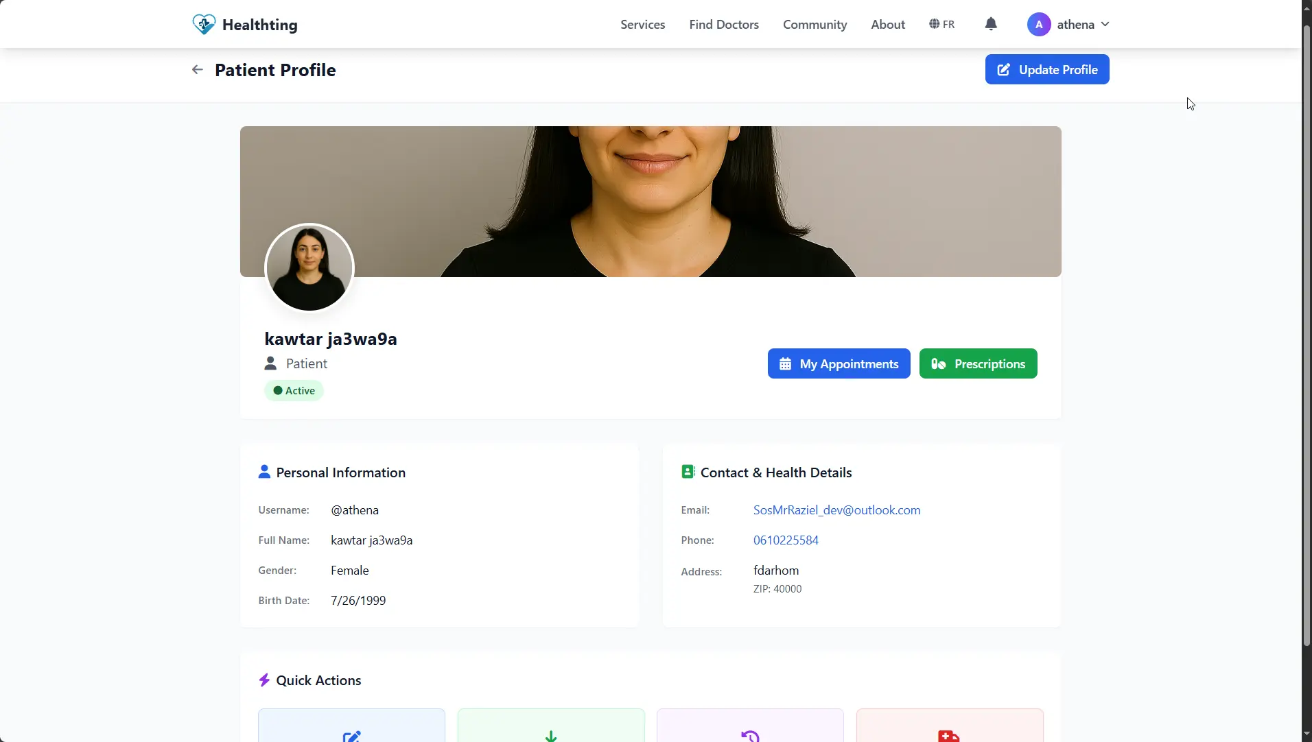 Screenshot 8 of https://www.healthting.com/