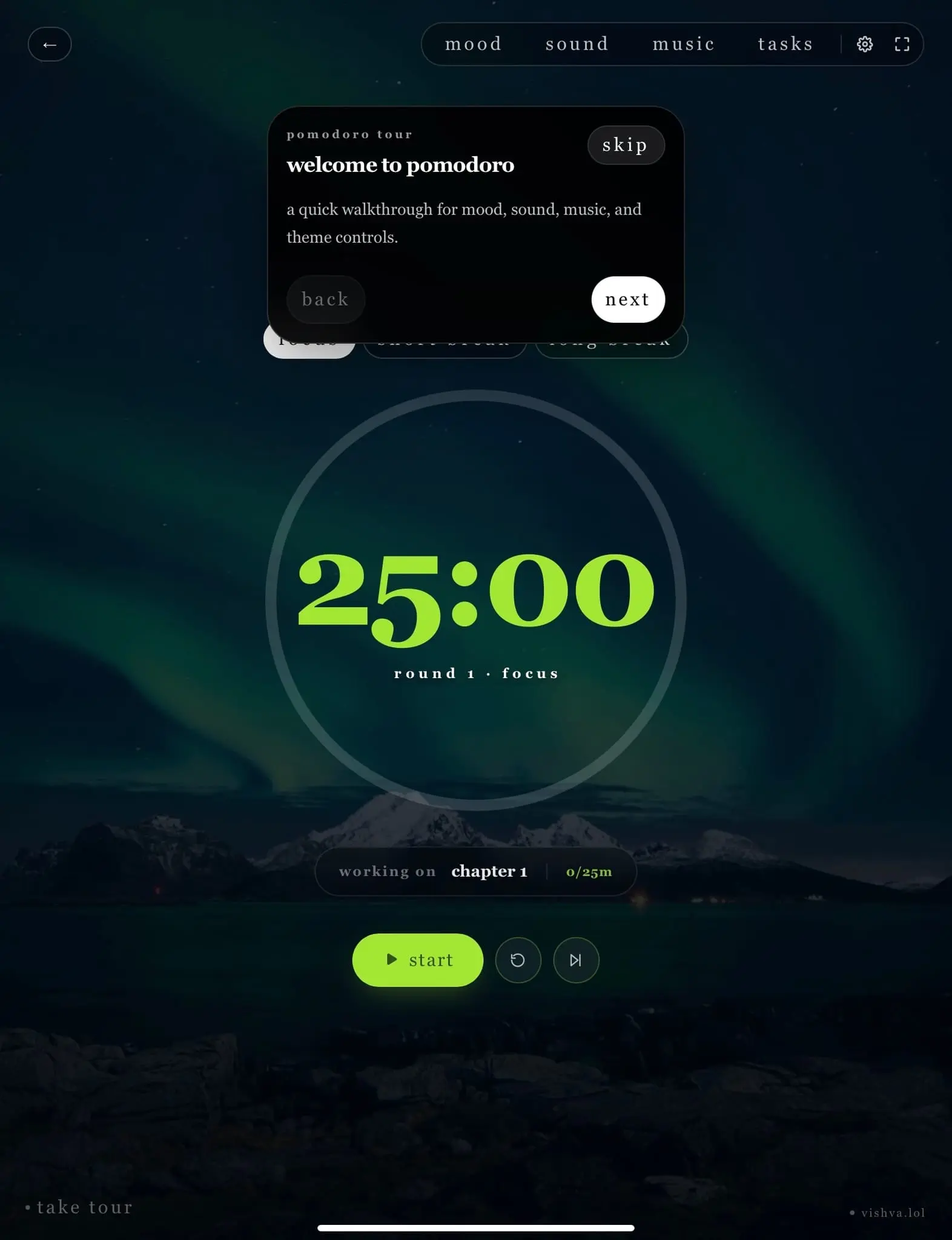 Screenshot 2 of Aesthetic Pomodoro